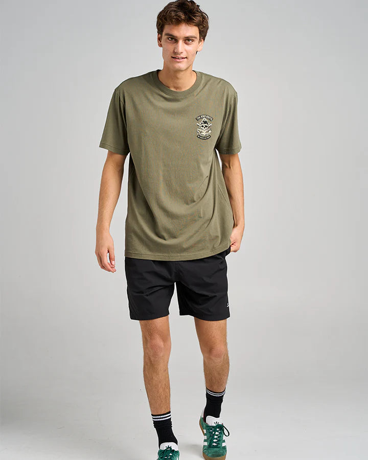 TMH HUEYS PIRATE | SS TEE - OLIVE