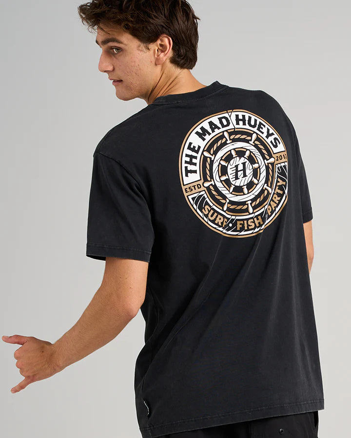 TMH HUEYS SHIP WHEEL | SS TEE