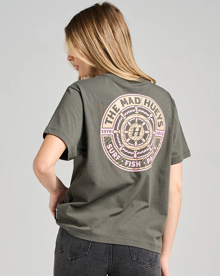 TMH HUEYS SHIP WHEEL | WOMENS SS TEE