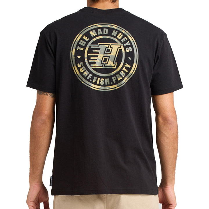 TMH HUEYS | SS TEE - BLACK