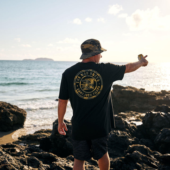 TMH HUEYS | SS TEE - BLACK