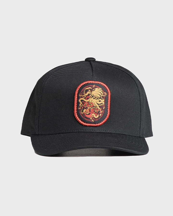 TMH KRAKEN TINS | TWILL SNAPBACK - BLACK