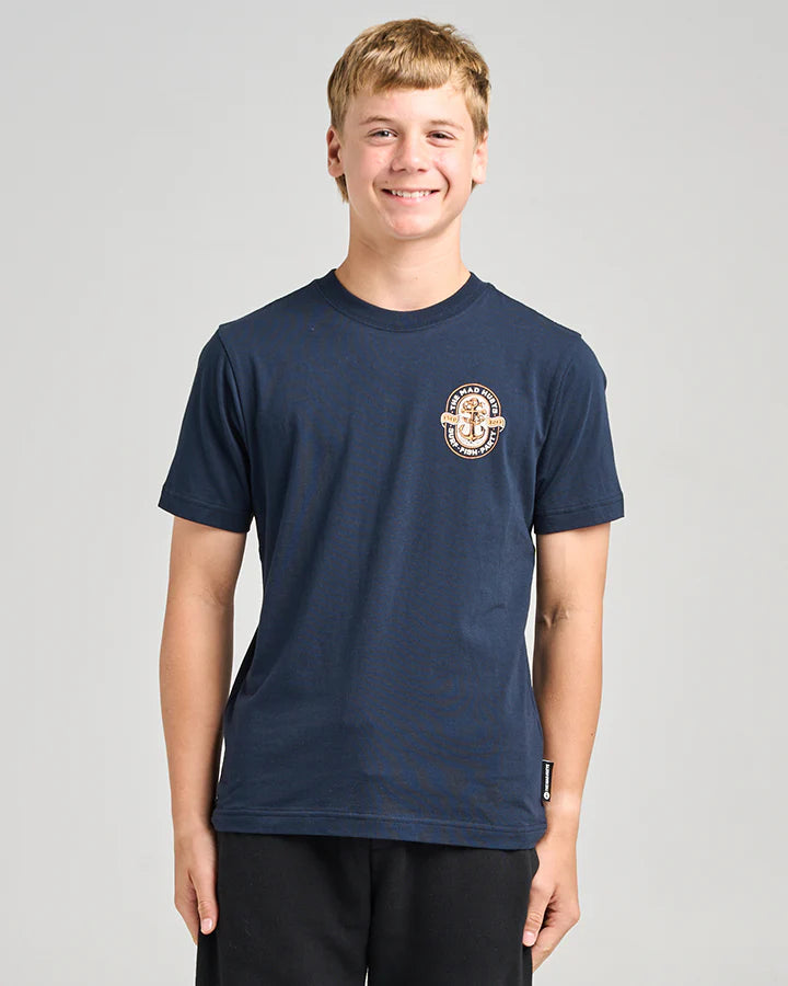 TMH LIVING ANCHOR | YOUTH SS TEE - NAVY