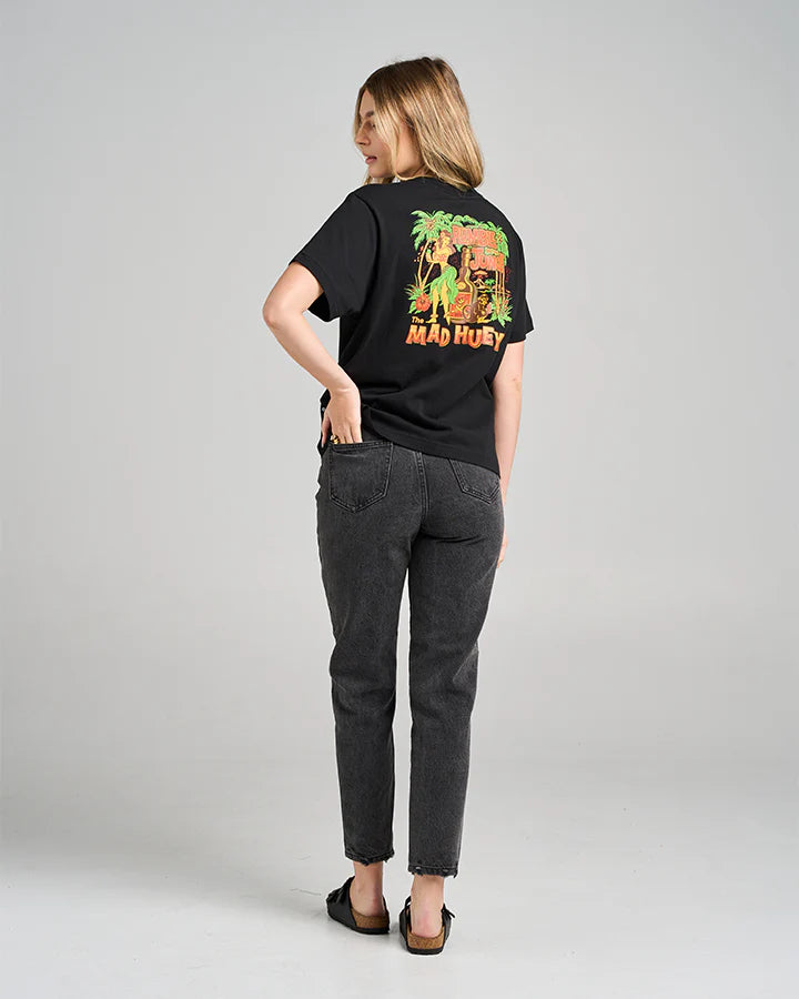 TMH RUMBLE JUNGLE | WOMENS SS TEE - BLACK