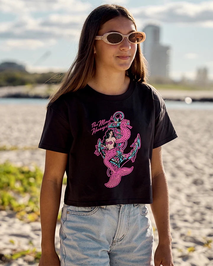 TMH SEAHORSE ANCHOR | GIRLS BOXY SS TEE