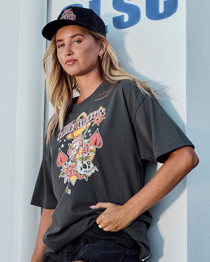 TMH SKULL TATTOO | WOMENS OVERSIZED SS TEE