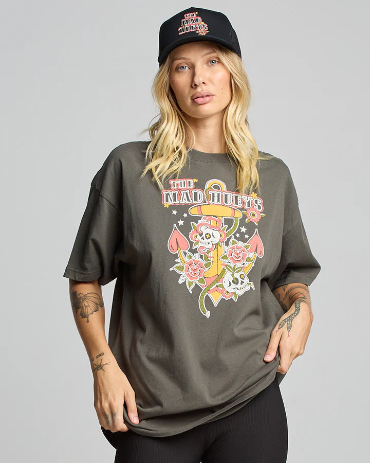 TMH SKULL TATTOO | WOMENS OVERSIZED SS TEE