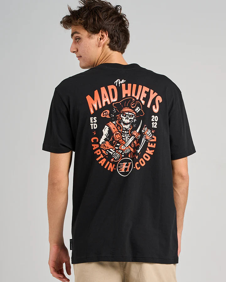 TMH THE CAPTAINS COOKED | SS TEE - BLACK