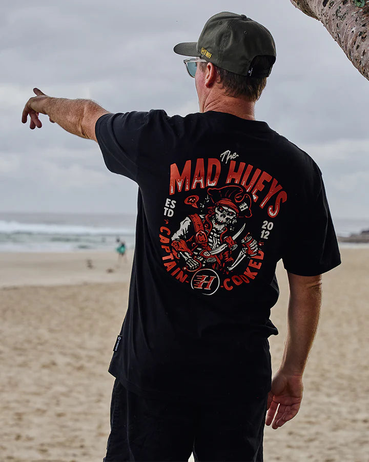 TMH THE CAPTAINS COOKED | SS TEE - BLACK