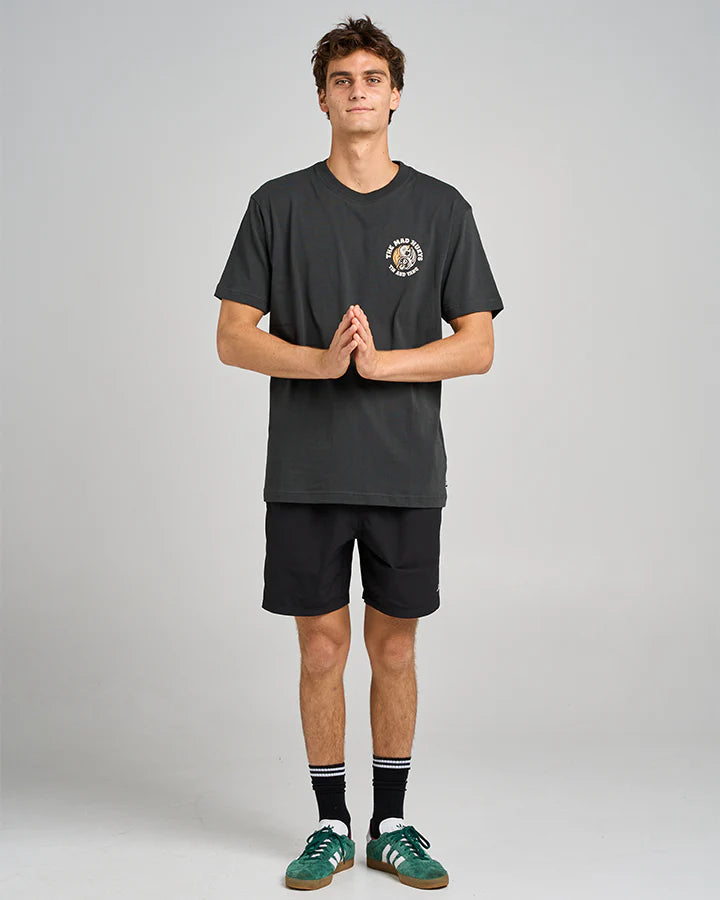 TMH TIN AND YANG | SS TEE - VINTAGE BLACK