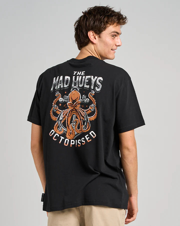 TMH ANCHOR OCTOPISSED | SS TEE - NAVY