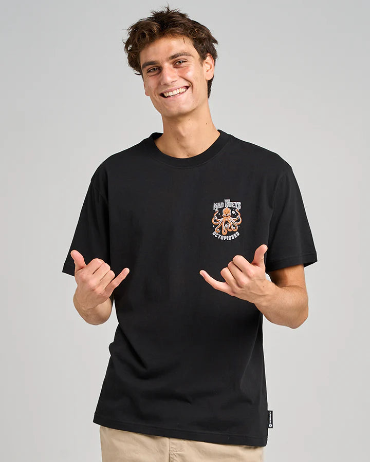 TMH ANCHOR OCTOPISSED | SS TEE - NAVY