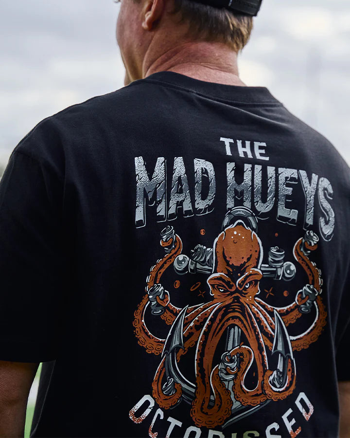 TMH ANCHOR OCTOPISSED | SS TEE - NAVY