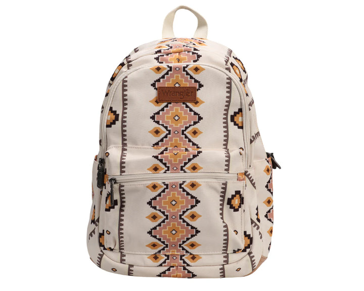 Wrangler SouthWestern Canvas Backpack Natural