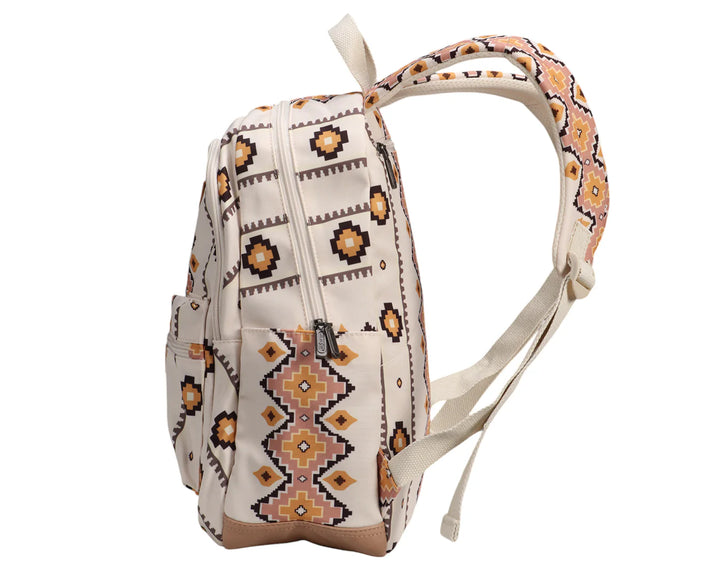 Wrangler SouthWestern Canvas Backpack Natural