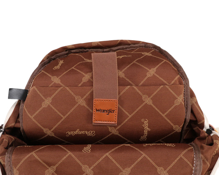 Wrangler SouthWestern Canvas Backpack Natural