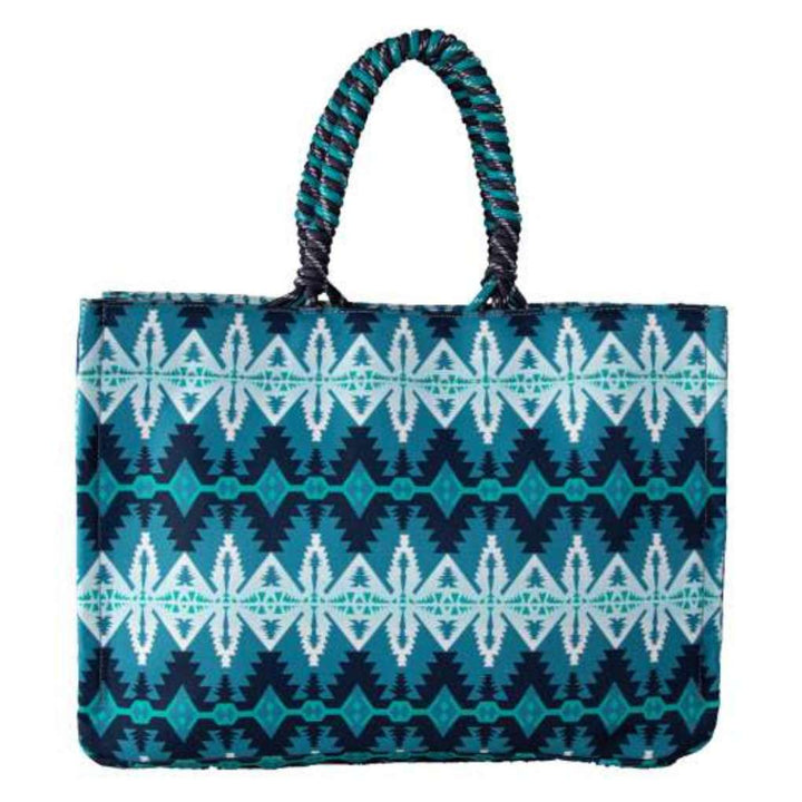 Wrangler SouthWestern Oversized Tote Blue