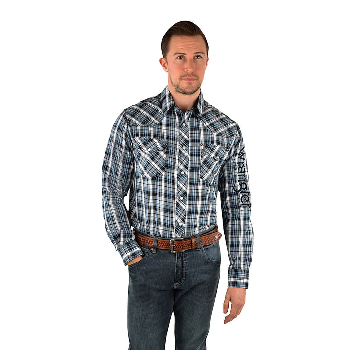 Wrangler Mens Gould L/S Shirt - Size XS