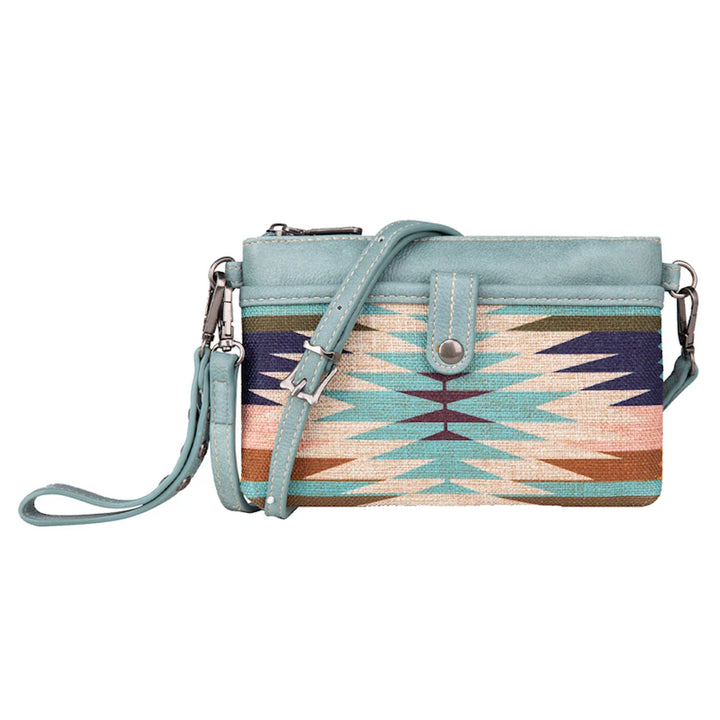 Wrangler Aztec Clutch Bag Black/Multi
