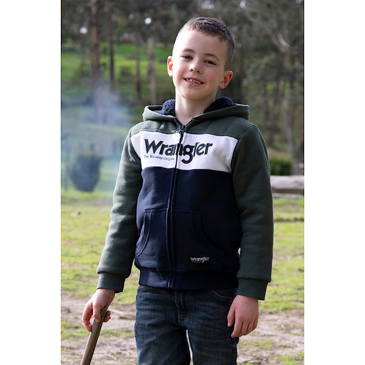 Wrangler Boys Elliot Zip Up Hoodie