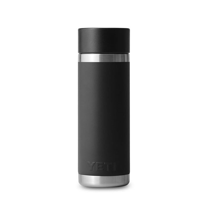 Yeti Rambler 18oz Bottle w/HotShot Cap Black