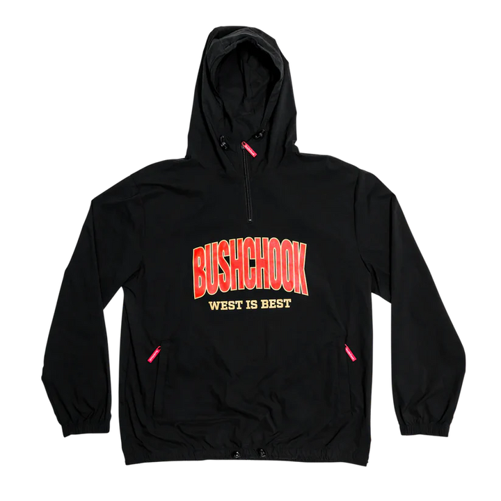 AB Bush Chook West is Best Windbreaker Black XL