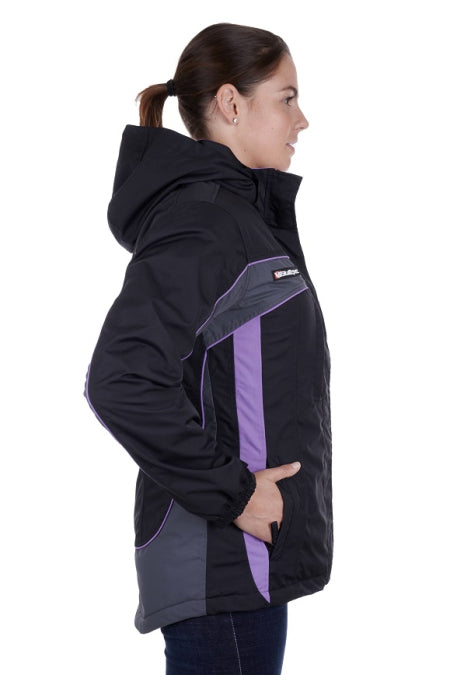 Bullzye Womens Carla Jacket Dark Navy/Purple Med
