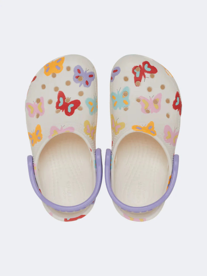 Crocs Kids Classic Butterfly Graphic Clog