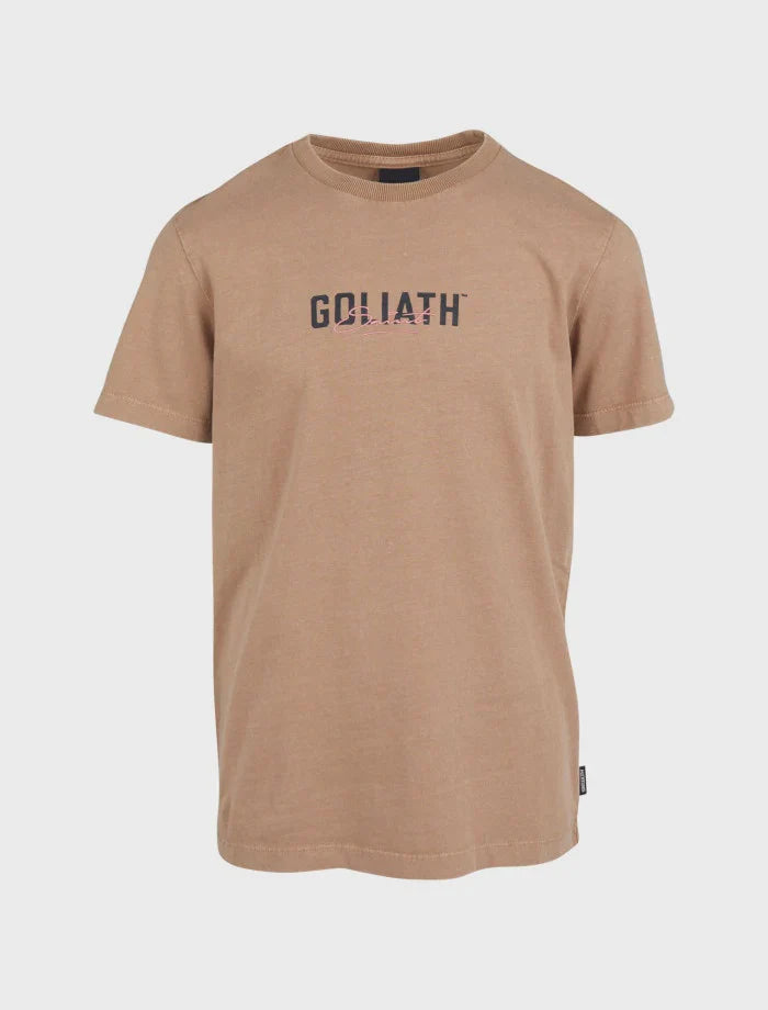 ST GOLIATH CAPITAL TEE TAN 4-5