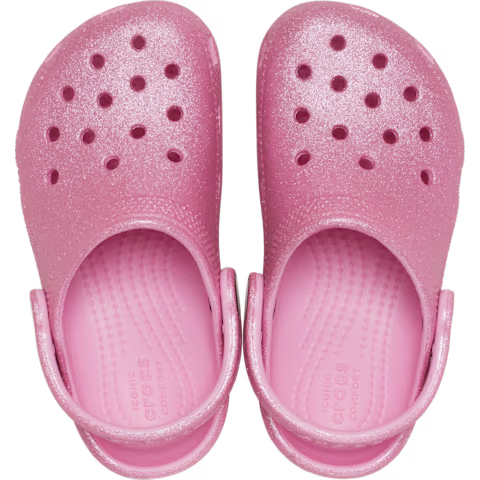 Crocs Toddler Classic Glitter Clog