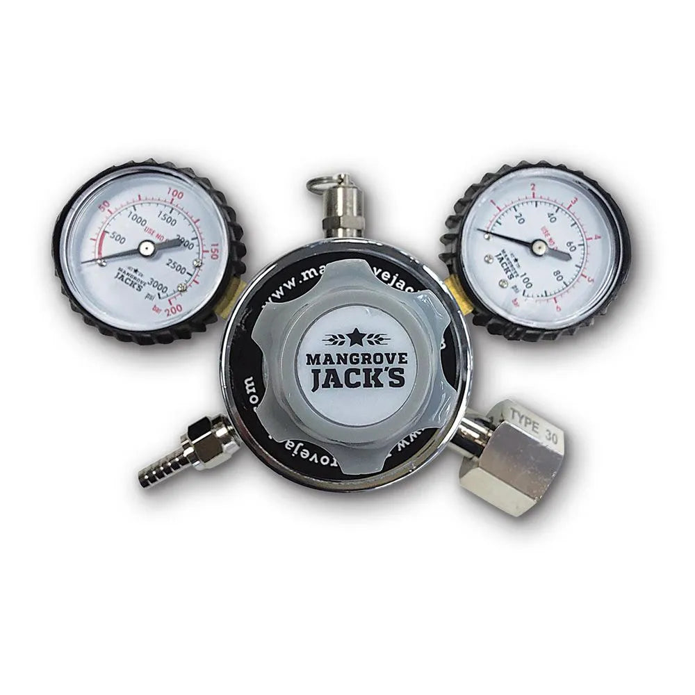 Mangrove Jacks Dual Gauge CO2 Regulator