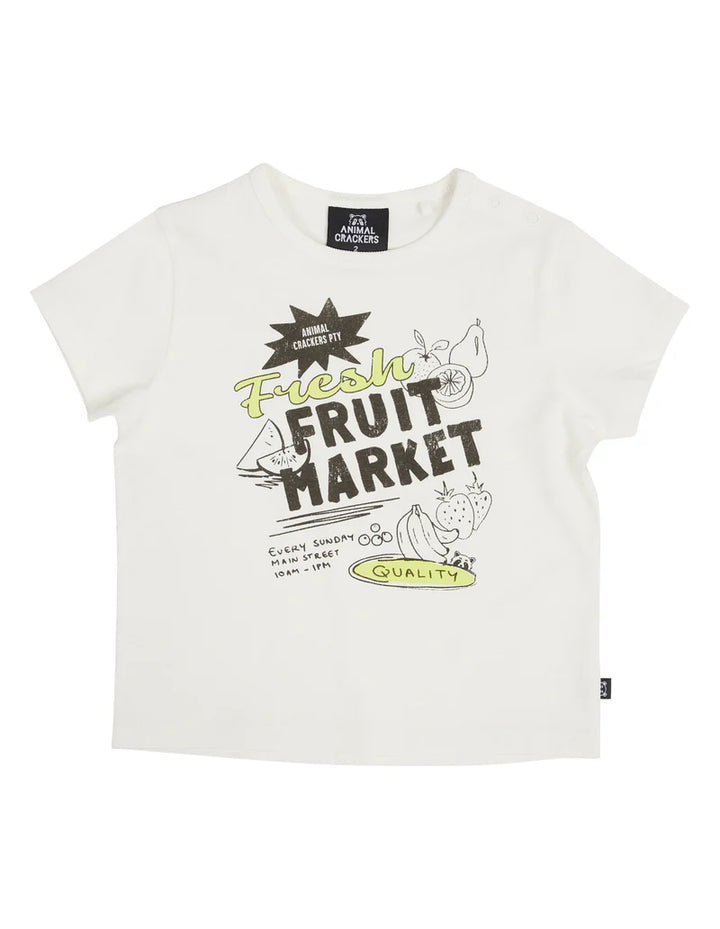Animal Crackers Fruit Market Tee Girls