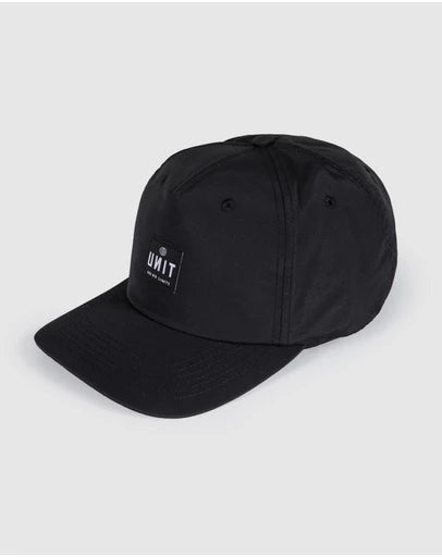 UNIT Mens Headwear - Flat Peak Unstructured Strapback - Level