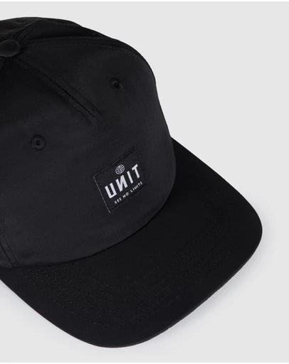 UNIT Mens Headwear - Flat Peak Unstructured Strapback - Level