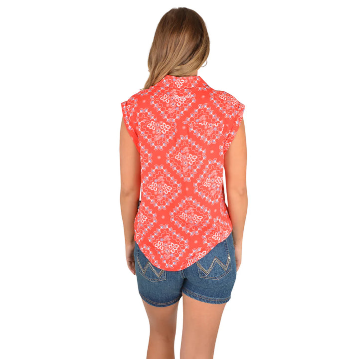 Wrangler Jennie Print S/Less Shirt