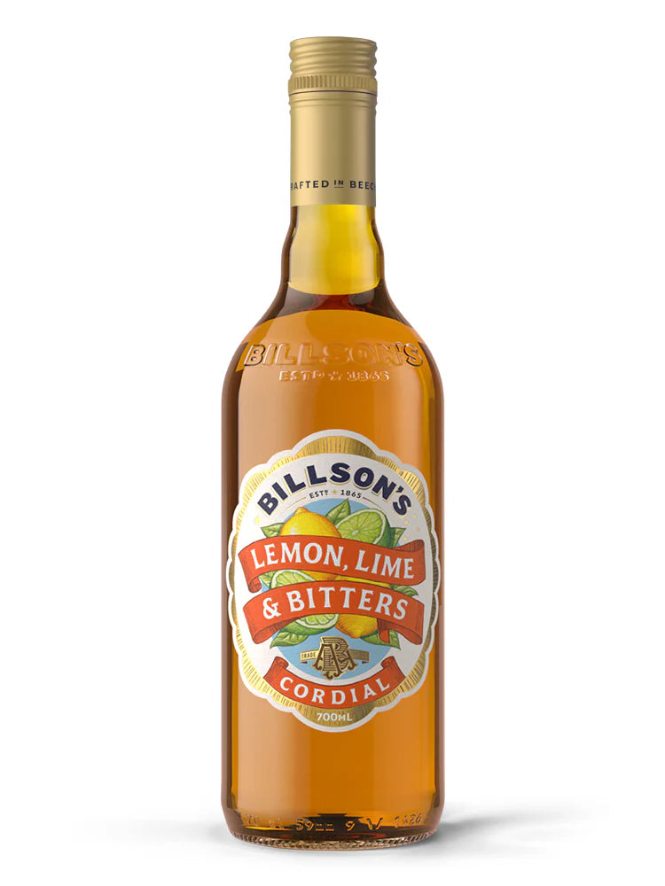 BC Billsons Cordial - Lemon, Lime & Bitters