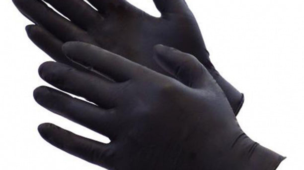Ironwood Black Nitrile Gloves 100 pack - Large