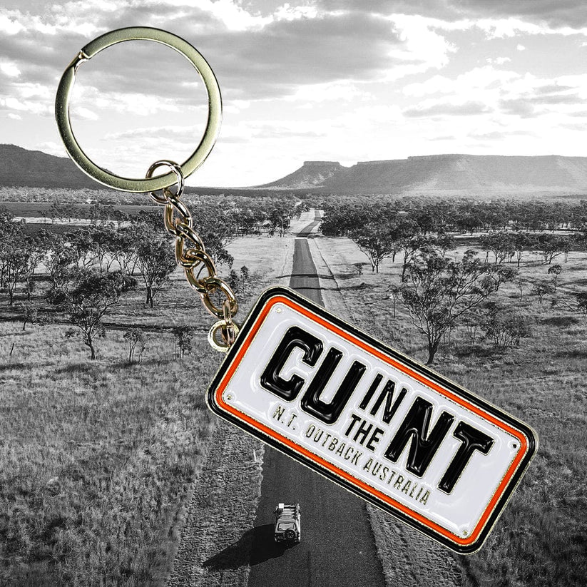 CU in the NT Number Plate Keyring