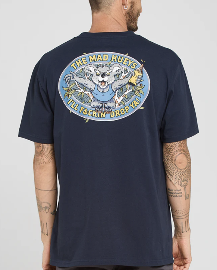 TMH DROP BEAR | SS TEE - NAVY
