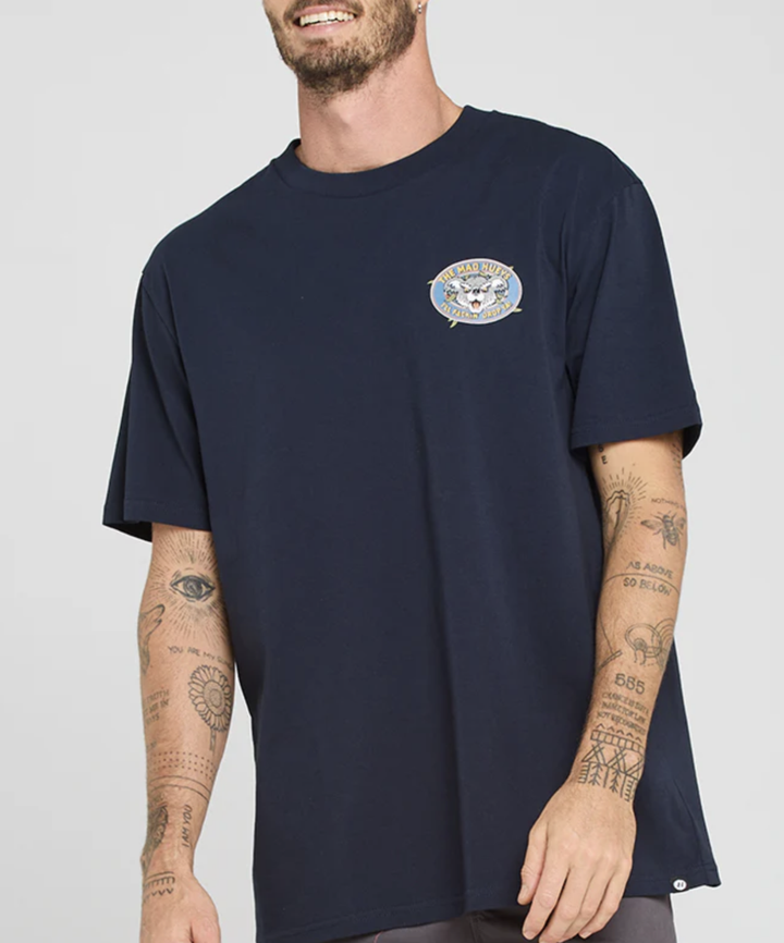 TMH DROP BEAR | SS TEE - NAVY