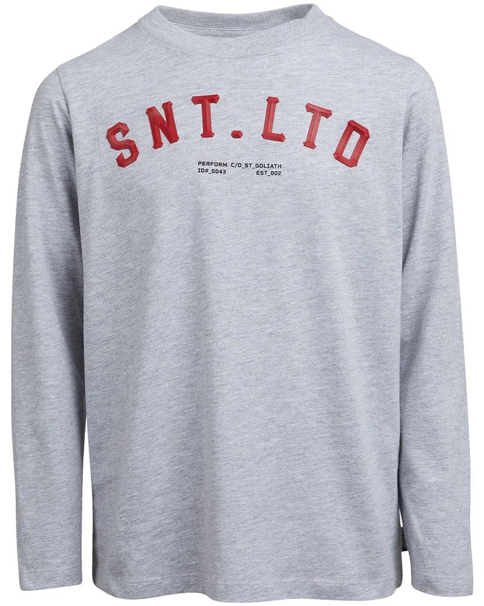St. Goliath Diamond L/S Tee Snow Marle