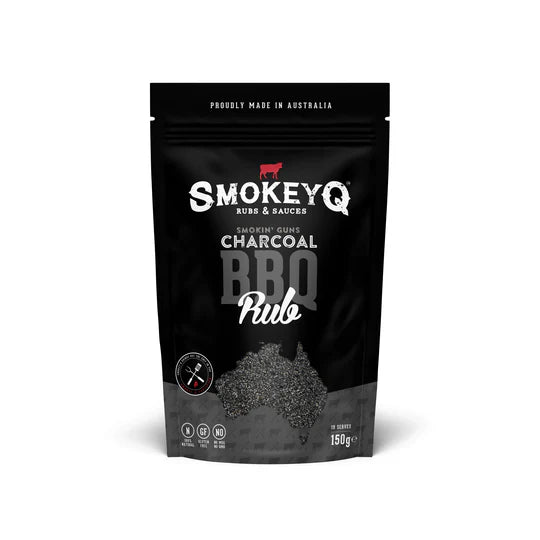 Smokey Q Smokin Guns Charcoal Rub - 150g