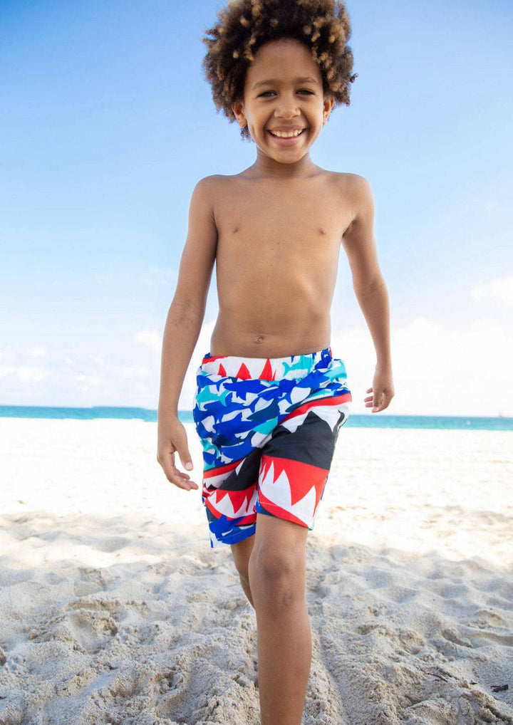 St. Goliath Sharkbite Boardshort Print Boys