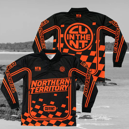 CU in the NT Territory Explorer Fishing Jersey Orange/Blk