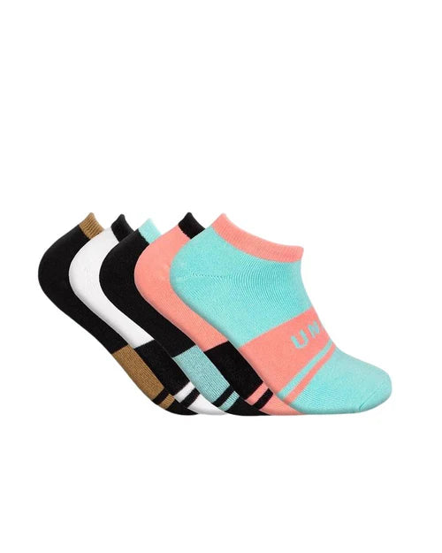 UNIT - LADIES SOCKS - INVISIBLE 5 PACK - EQUIP