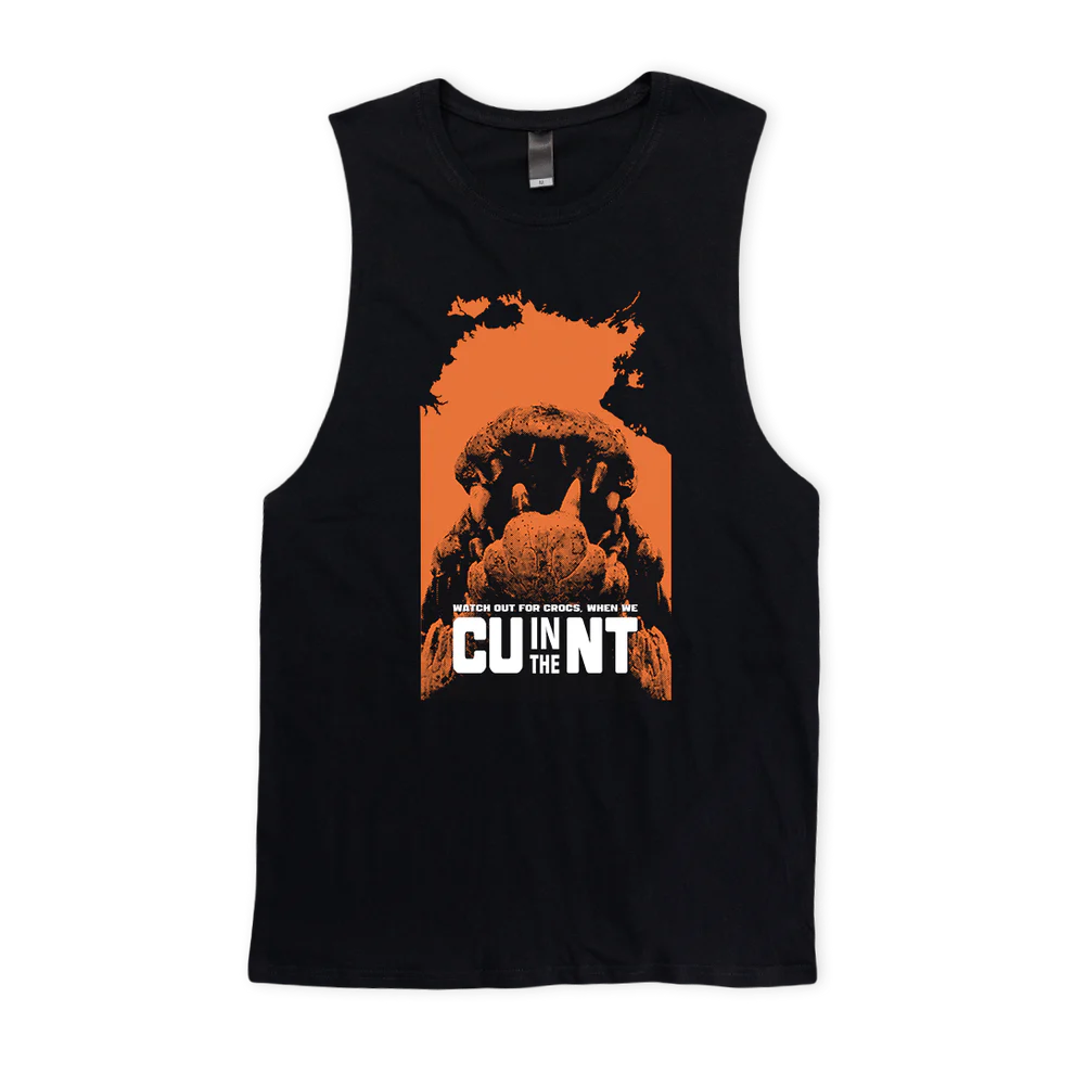 CU in the NT Watch for crocs Muscle shirt