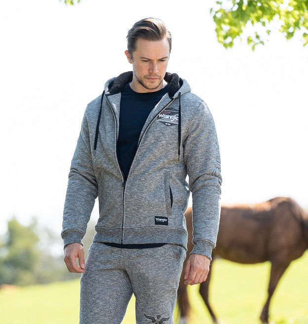 Wrangler Mens Bridge Zip-up Hoodie