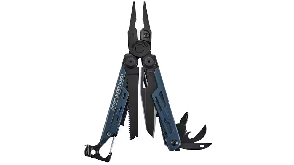 Leatherman Signal Camping Multi-Tool w/Firestarter/Whistle w/Nylon Sheath - Nocturnal