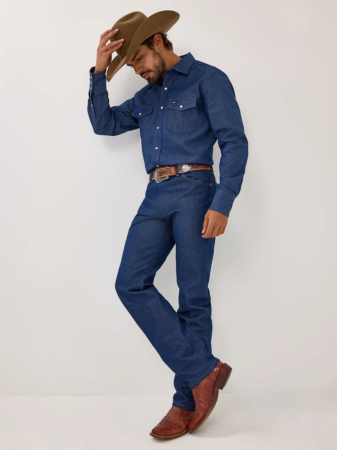 Wrangler MENS COWBOY CUT ORIGINAL JEAN - 34 inch Leg