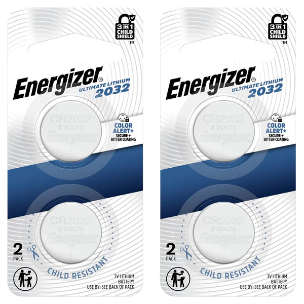 Energizer Lithium 2032 Battery 4 Pack - TheSquarePeg